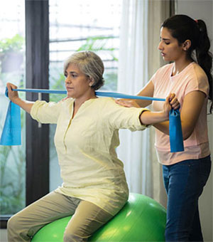 Home physiotherapy consultation